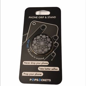 PopSockets Black and White PopSocket One Size